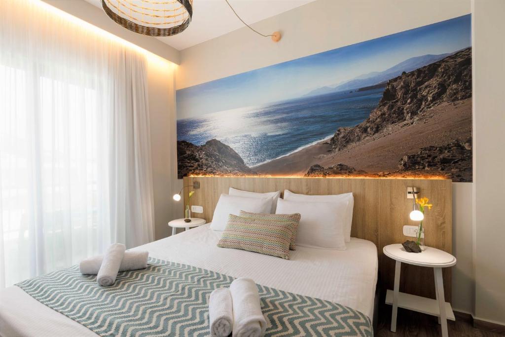Postel nebo postele na pokoji v ubytování Sofia Hotel