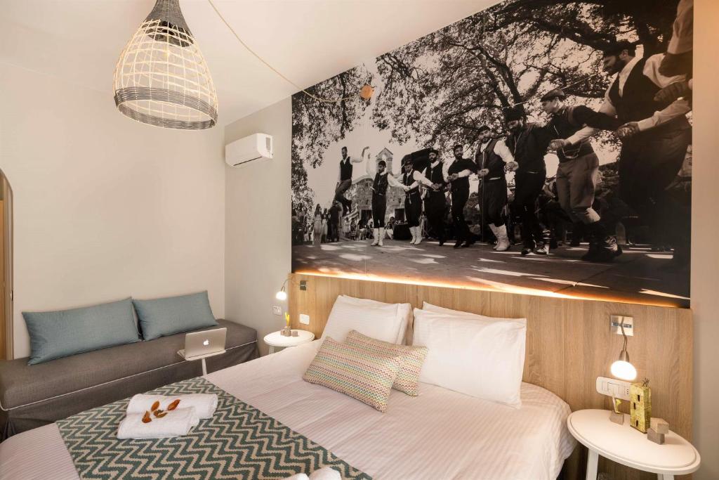 Postel nebo postele na pokoji v ubytování Sofia Hotel