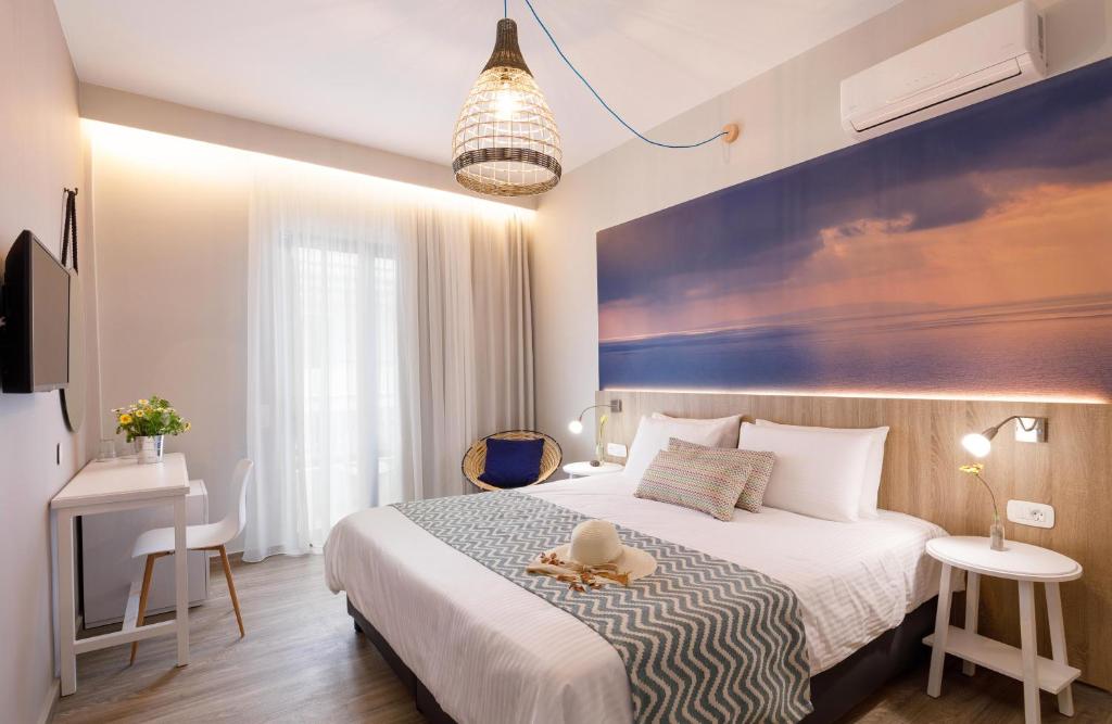 Postel nebo postele na pokoji v ubytování Sofia Hotel