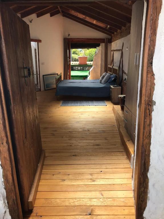 Cama o camas de una habitación en Finca Casa Madera 1