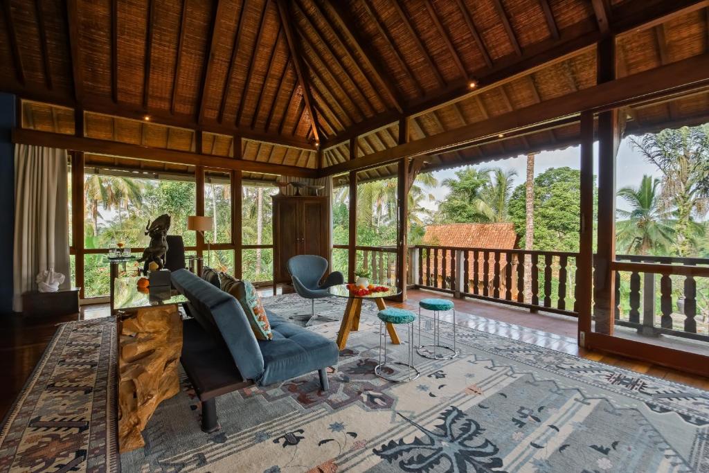 Balkón nebo terasa v ubytování Villa Bodhi