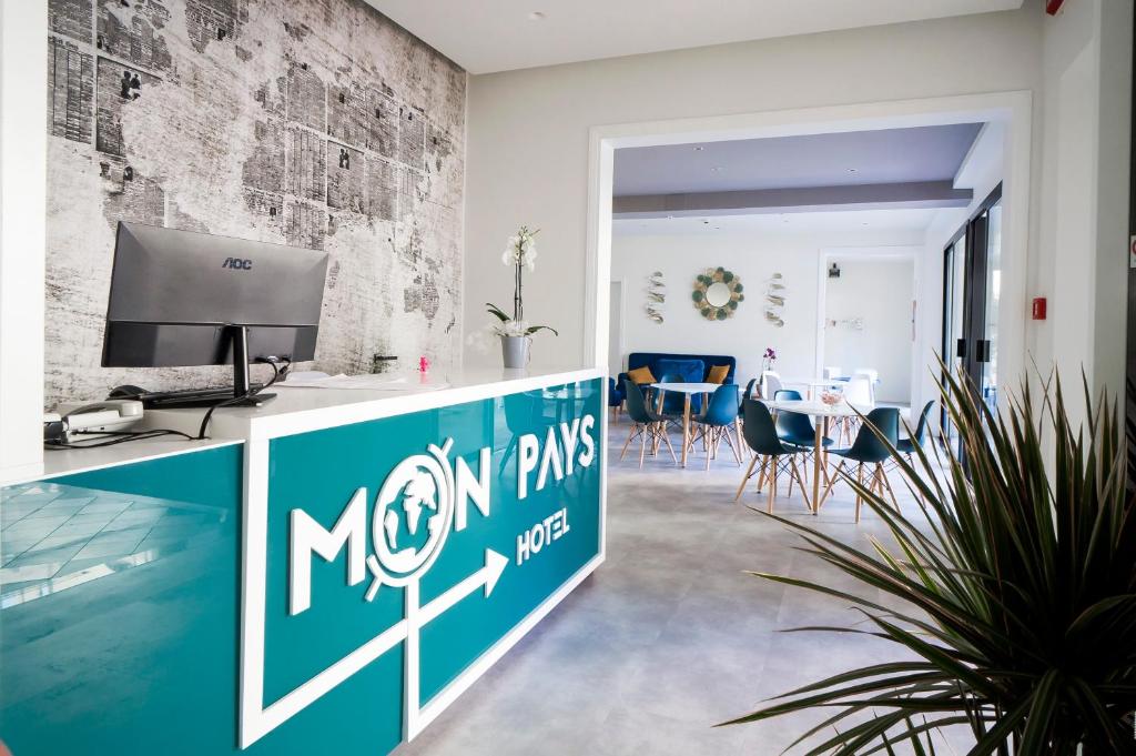 Posezení v ubytování Hotel Mon Pays