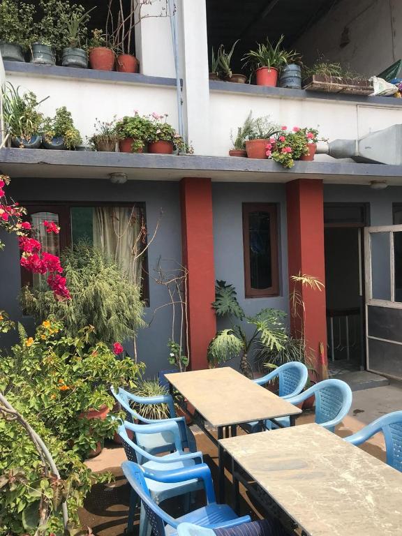 Balkón nebo terasa v ubytování Hotel Earth House