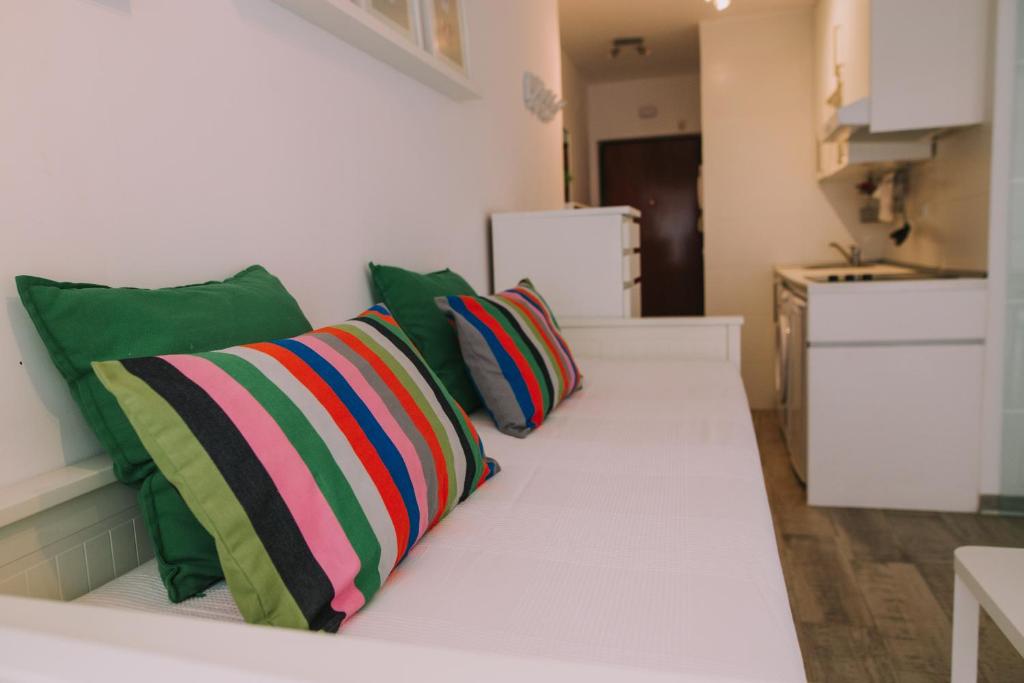 Kuchyňa alebo kuchynka v ubytovaní Apartamento Malagueta Playa