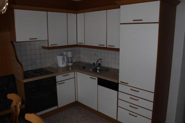 Kuchyň nebo kuchyňský kout v ubytování Garni Montana