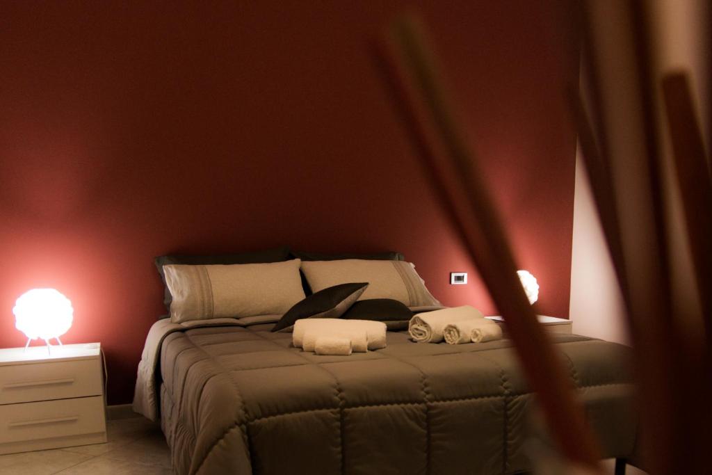 Postel nebo postele na pokoji v ubytování BluViRo