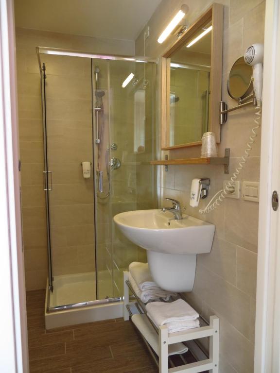 Koupelna v ubytování Hotel Nederland
