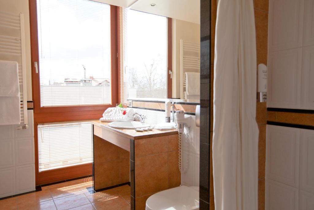 Koupelna v ubytování Hotel Willa Lubicz