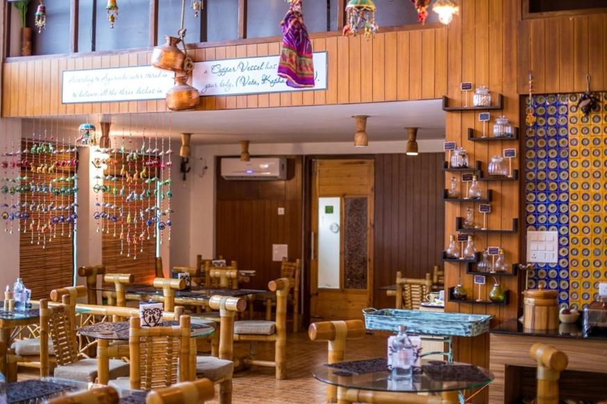 Restaurace v ubytování Veda5 Ayurveda & Yoga Retreat