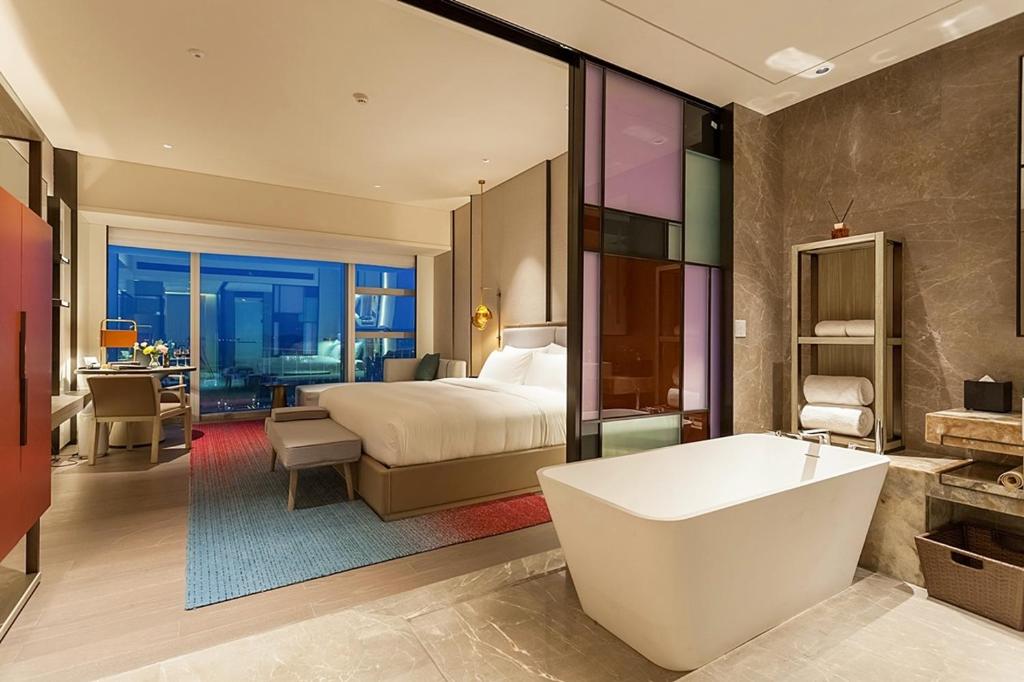 Tianyuan Grand Hotel Xiamen-Free Welcome Fruit - Business Sea View King Room
