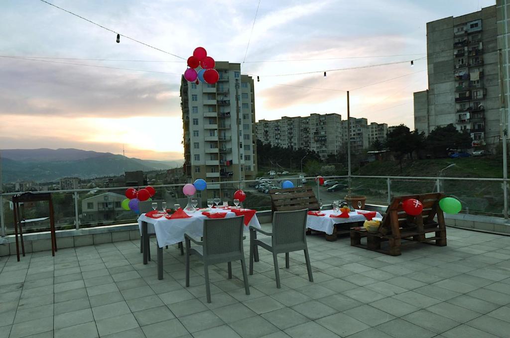 Balkón nebo terasa v ubytování Hotel Kavela
