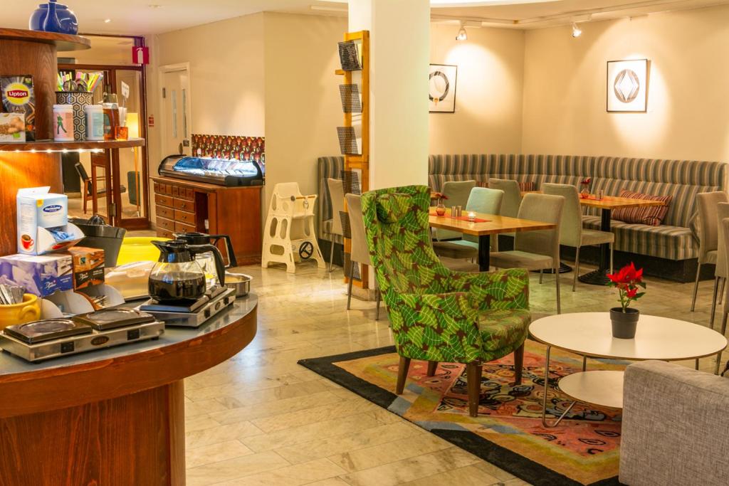 Posezení v ubytování Teaterhotellet