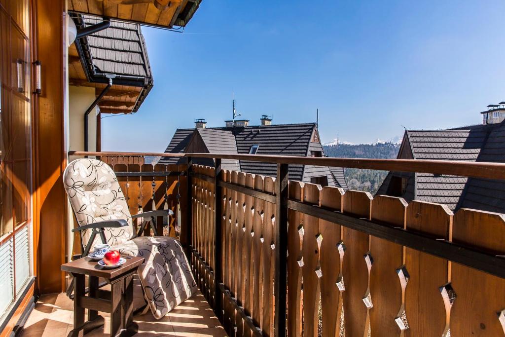 Balkon lub taras w obiekcie Apartment Tiffany