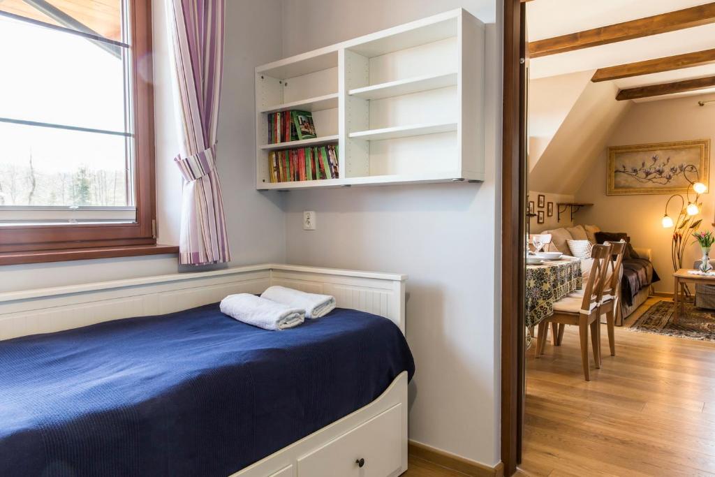 Łóżko lub łóżka w pokoju w obiekcie Apartment Tiffany