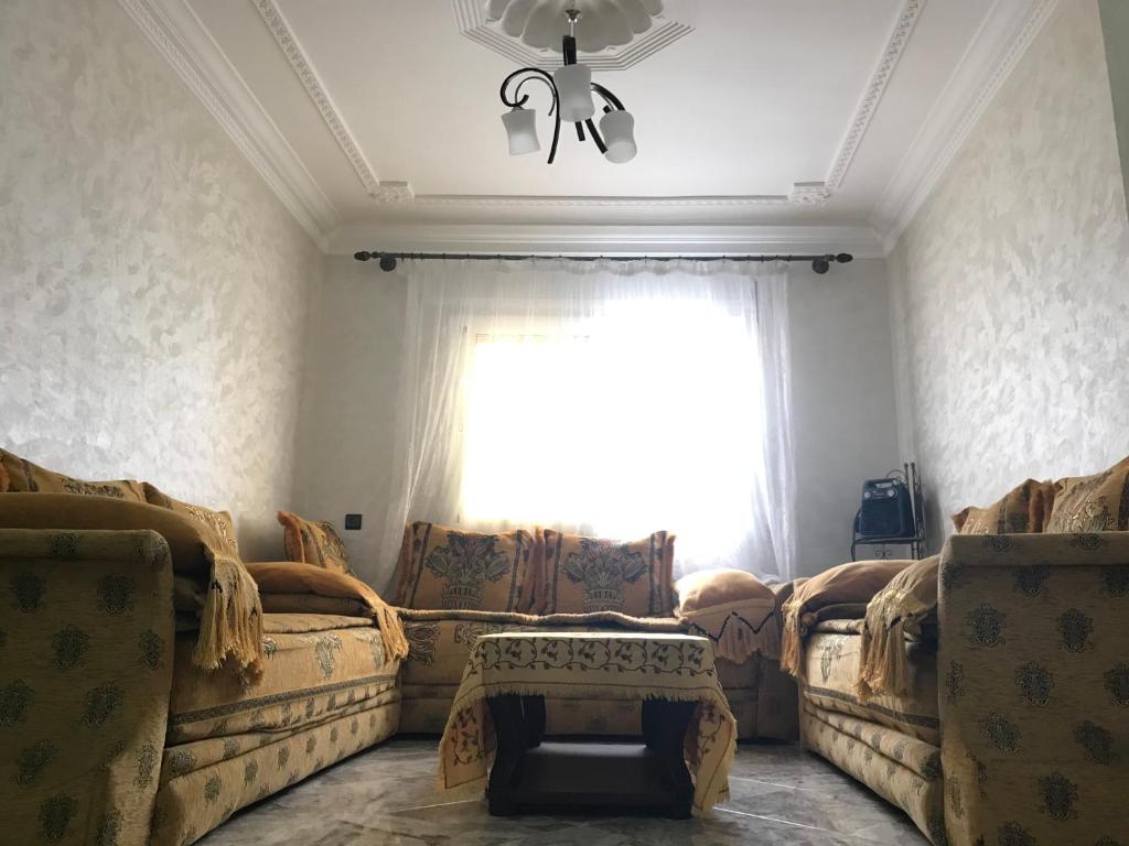 Posezení v ubytování Appartements M'diq