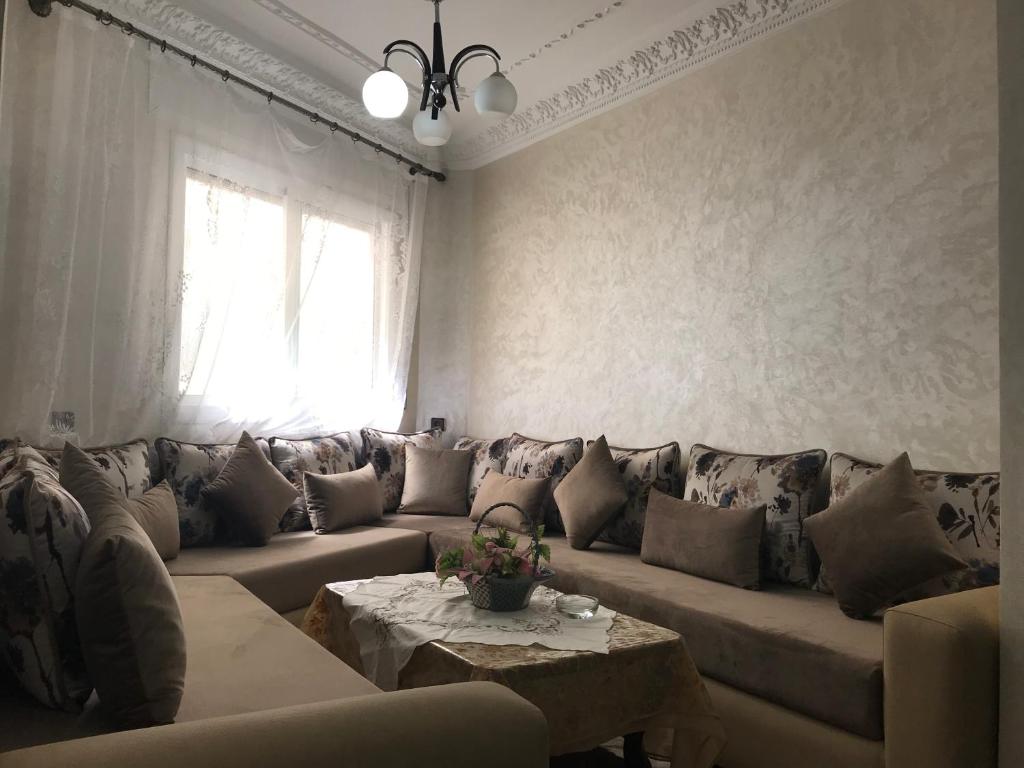 Posezení v ubytování Appartements M'diq