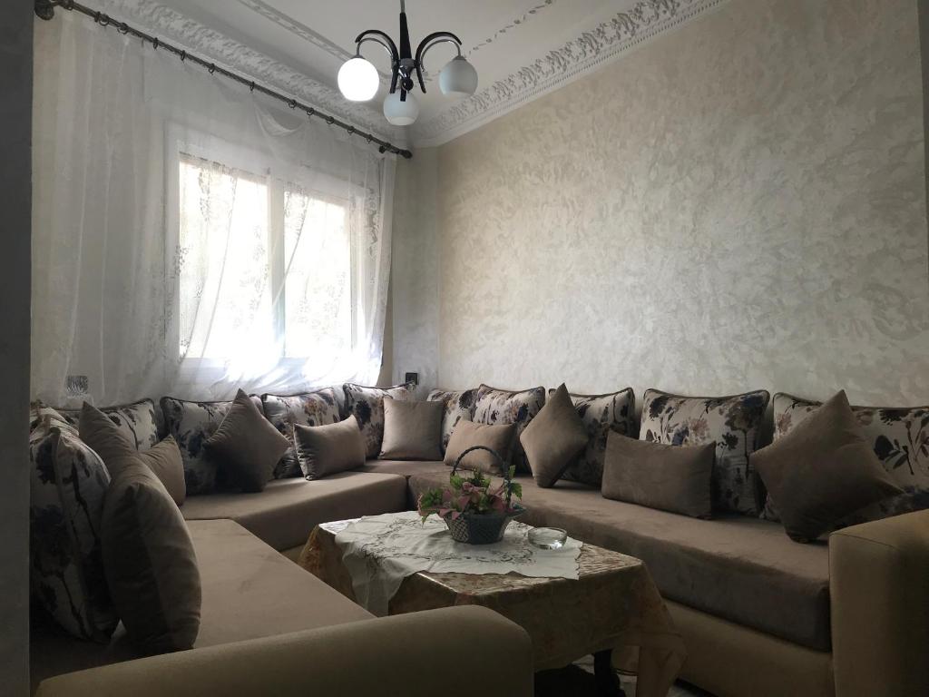 Posezení v ubytování Appartements M'diq