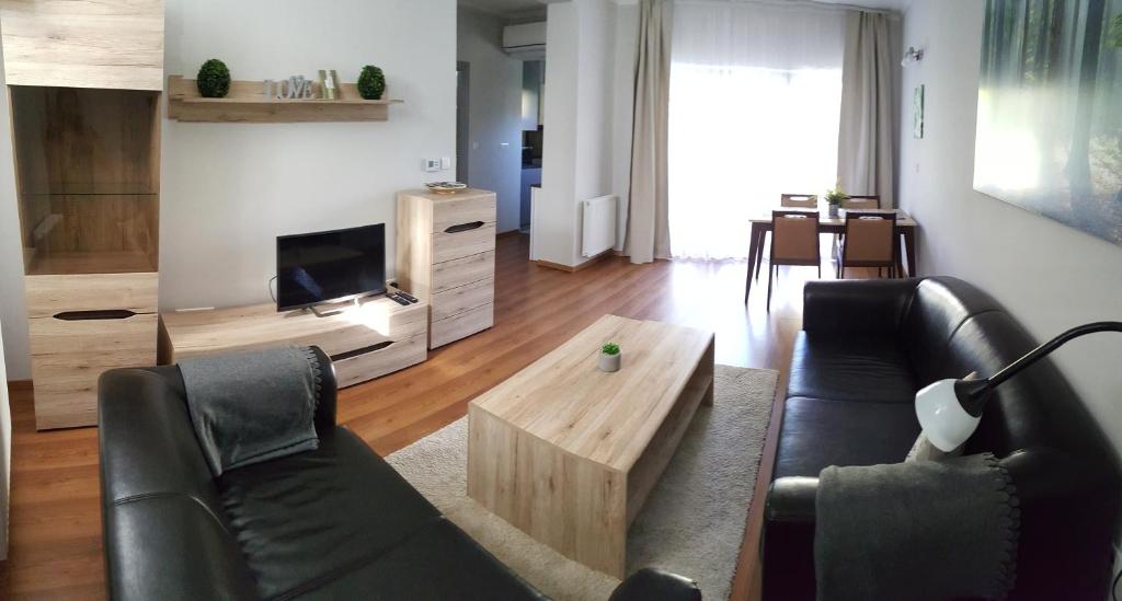 Posezení v ubytování Gardenia Apartman