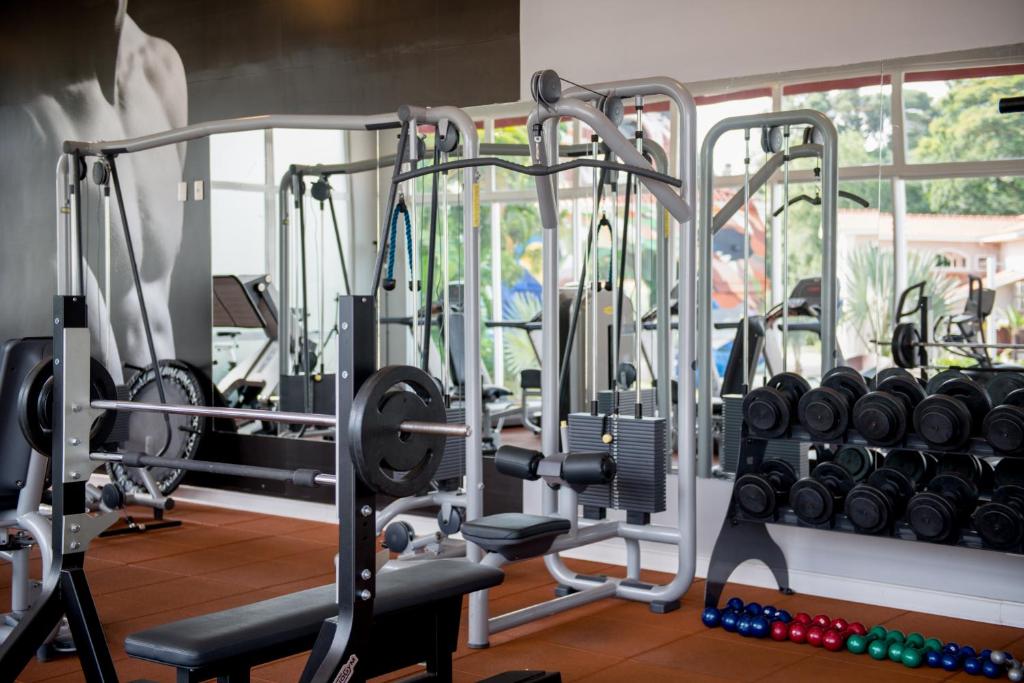 Fitness centrum a/nebo fitness zařízení v ubytování Wish Foz do Iguaçu