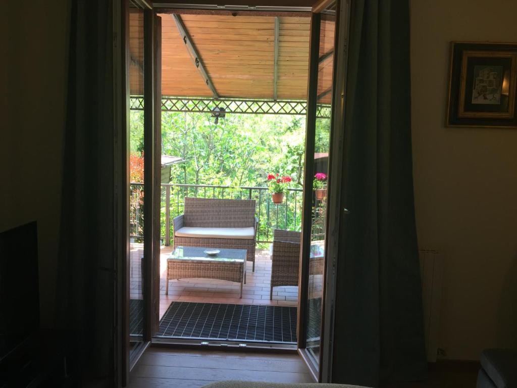 Balkón alebo terasa v ubytovaní casa Ruggy