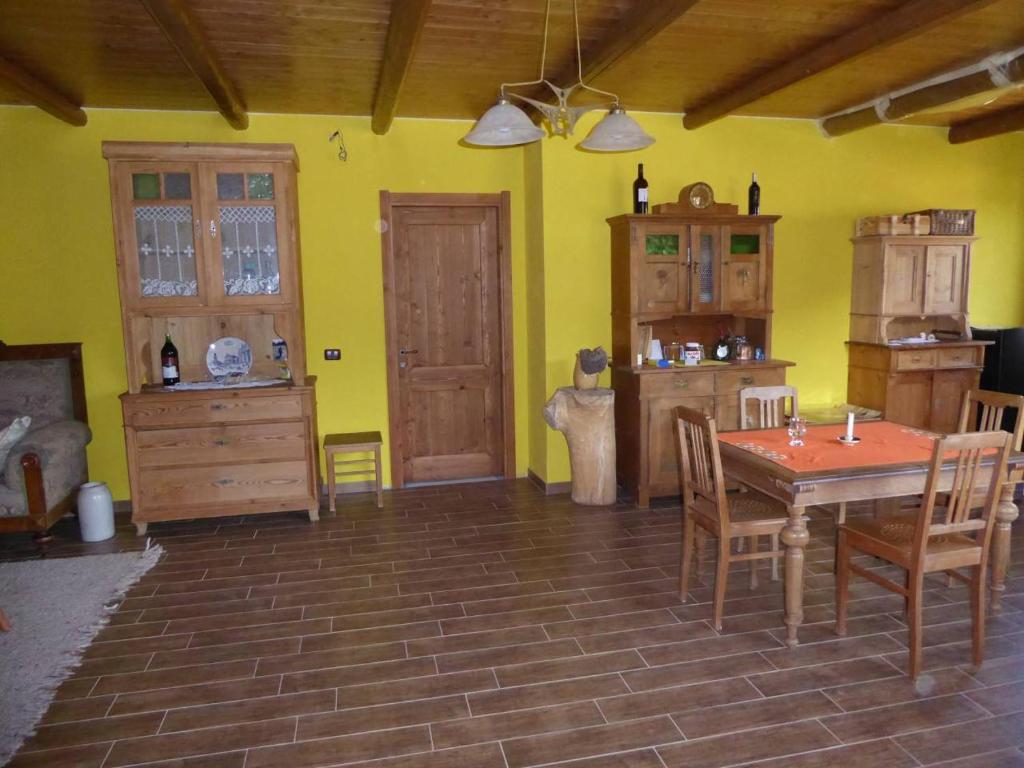 Kuchyň nebo kuchyňský kout v ubytování Il Rustico