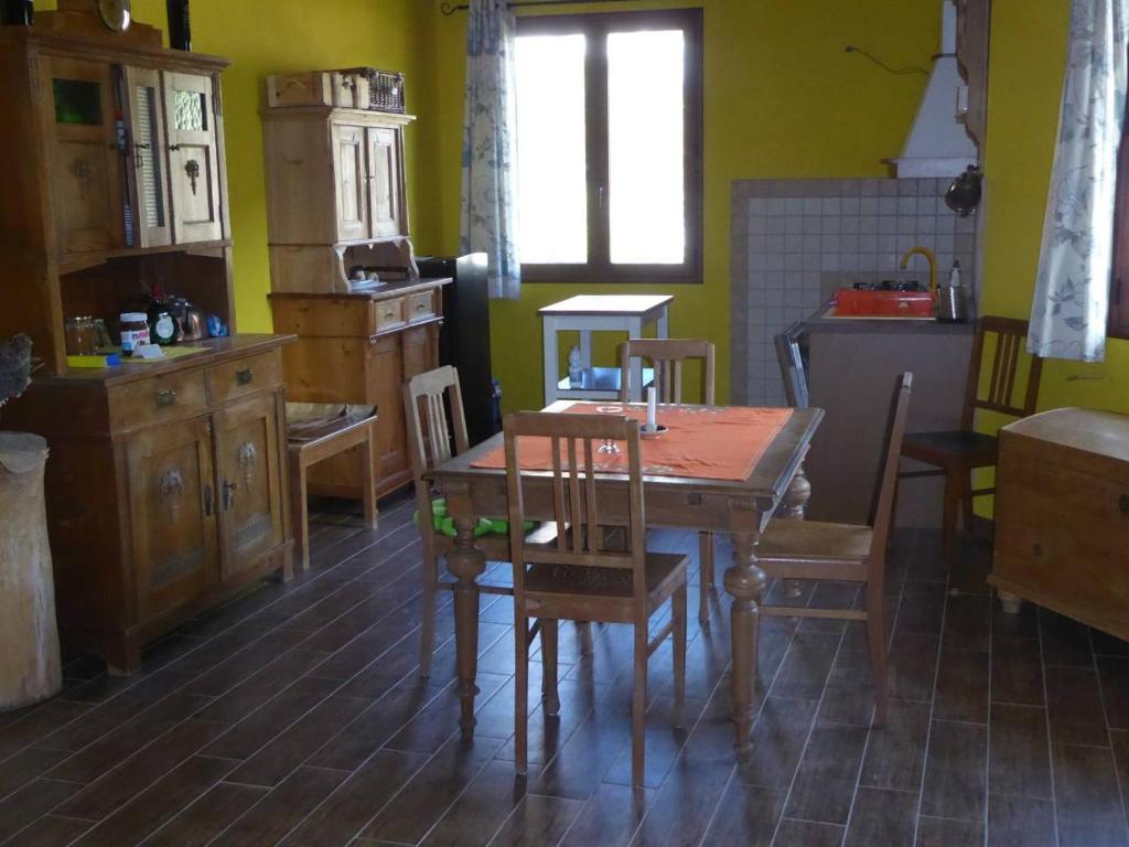Kuchyň nebo kuchyňský kout v ubytování Il Rustico