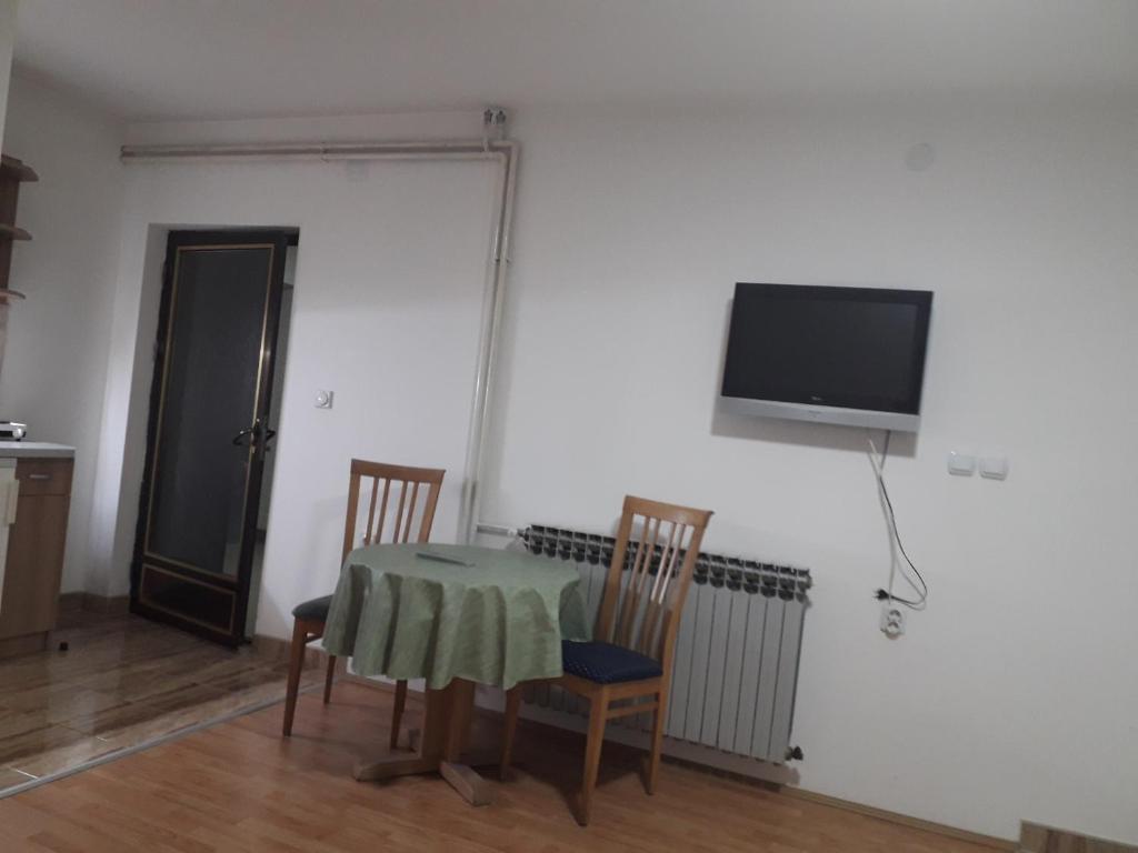 TV tai viihdekeskus majoituspaikassa Apartmani Milivojevic