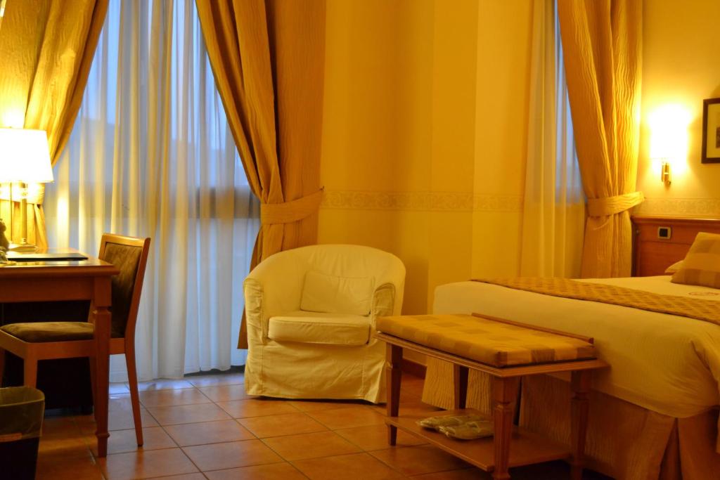 Posezení v ubytování Seccy Hotel Boutique Art & Museum