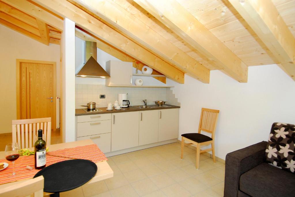 Kuchyň nebo kuchyňský kout v ubytování Residence Remi