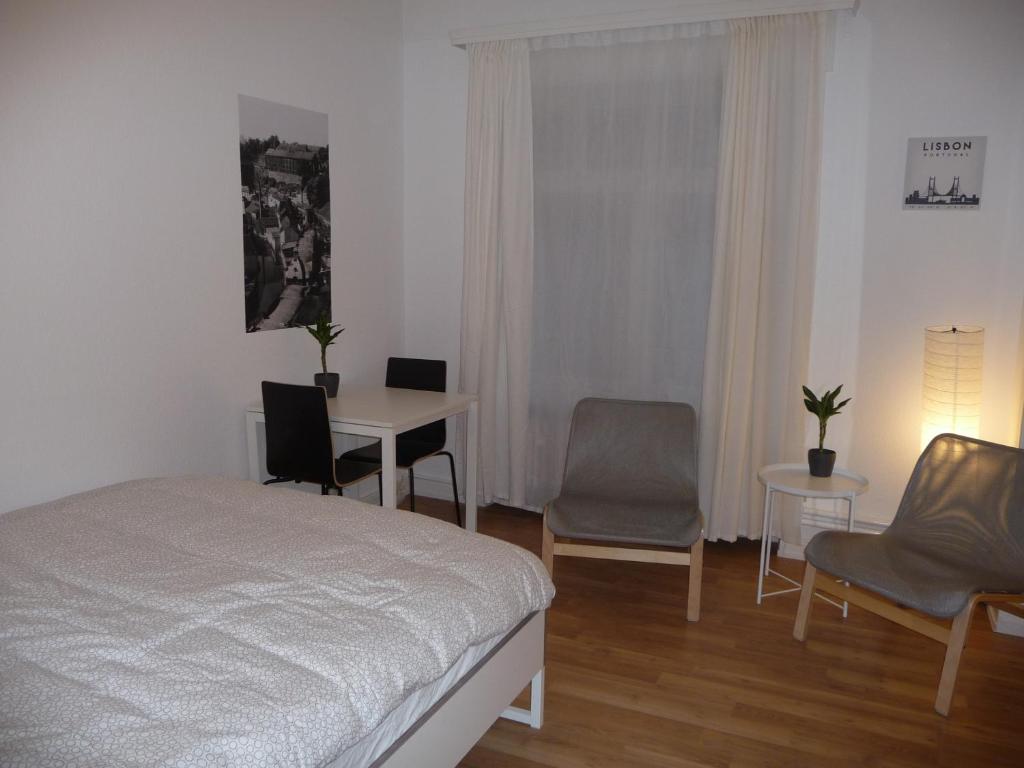 Postel nebo postele na pokoji v ubytování rooms lux city