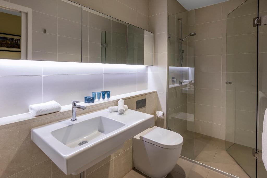 Koupelna v ubytování Wyndham Hotel Melbourne