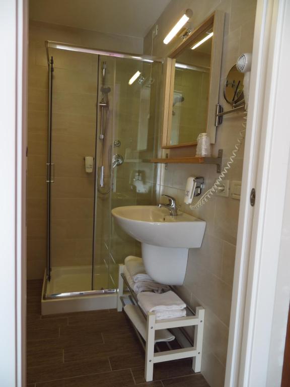 Koupelna v ubytování Hotel Nederland