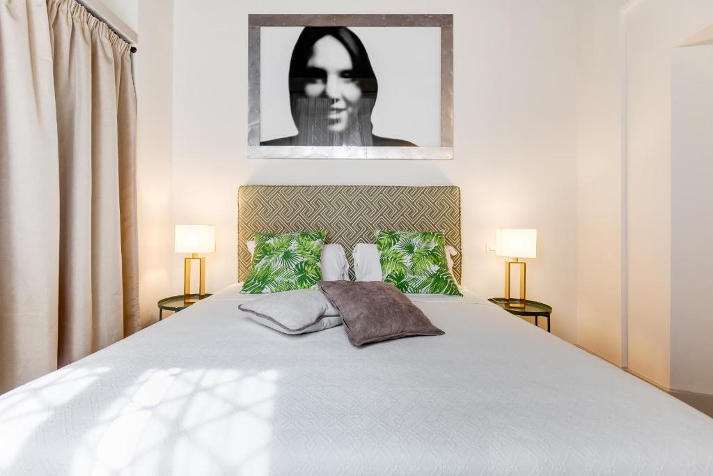 Posteľ alebo postele v izbe v ubytovaní Trevi Chic House
