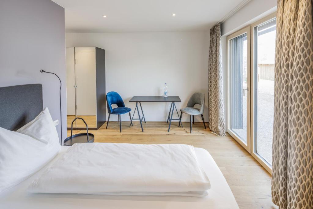 Postel nebo postele na pokoji v ubytování Hotel Daneu