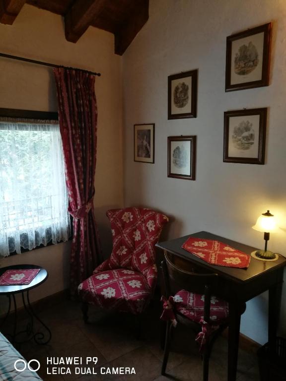Posezení v ubytování Bed and Breakfast Zanaglio