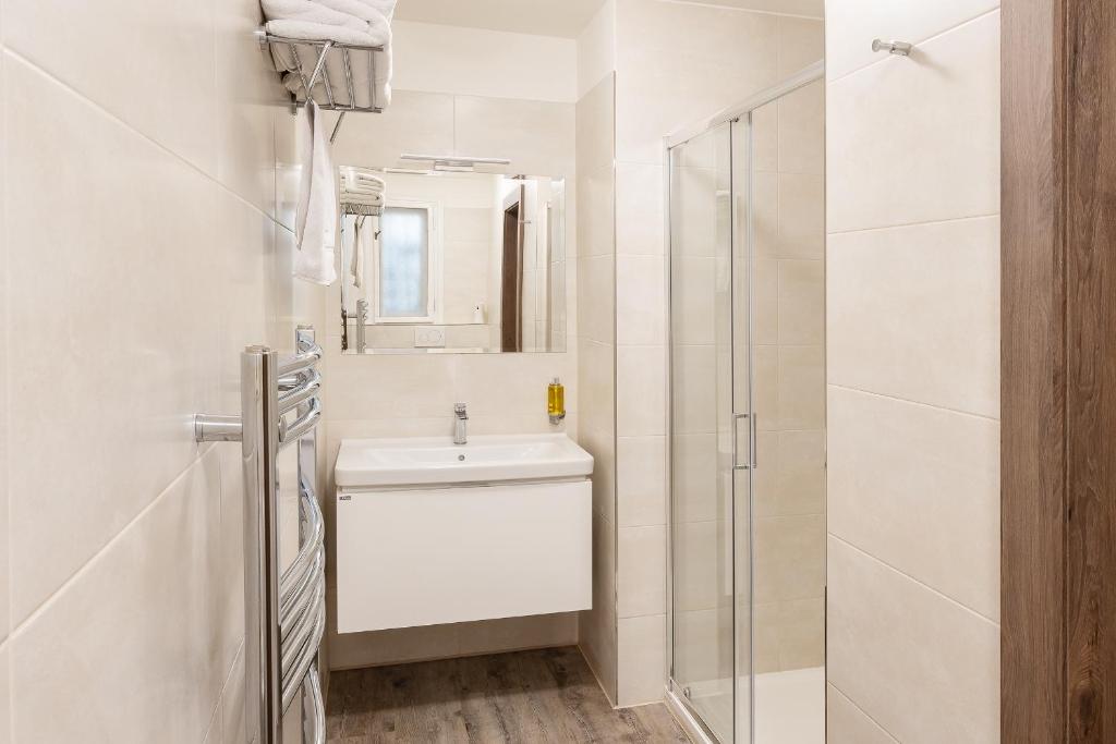 Łazienka w obiekcie Hotel Melantrich