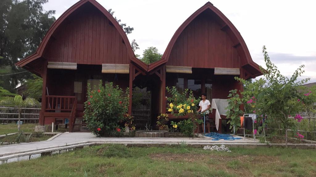 Zahrada ubytování Lia Jaya Bungalows