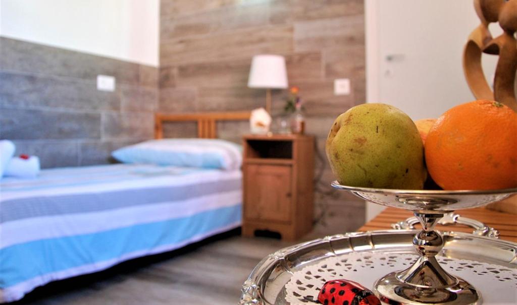 Postel nebo postele na pokoji v ubytování Hotel della Posta