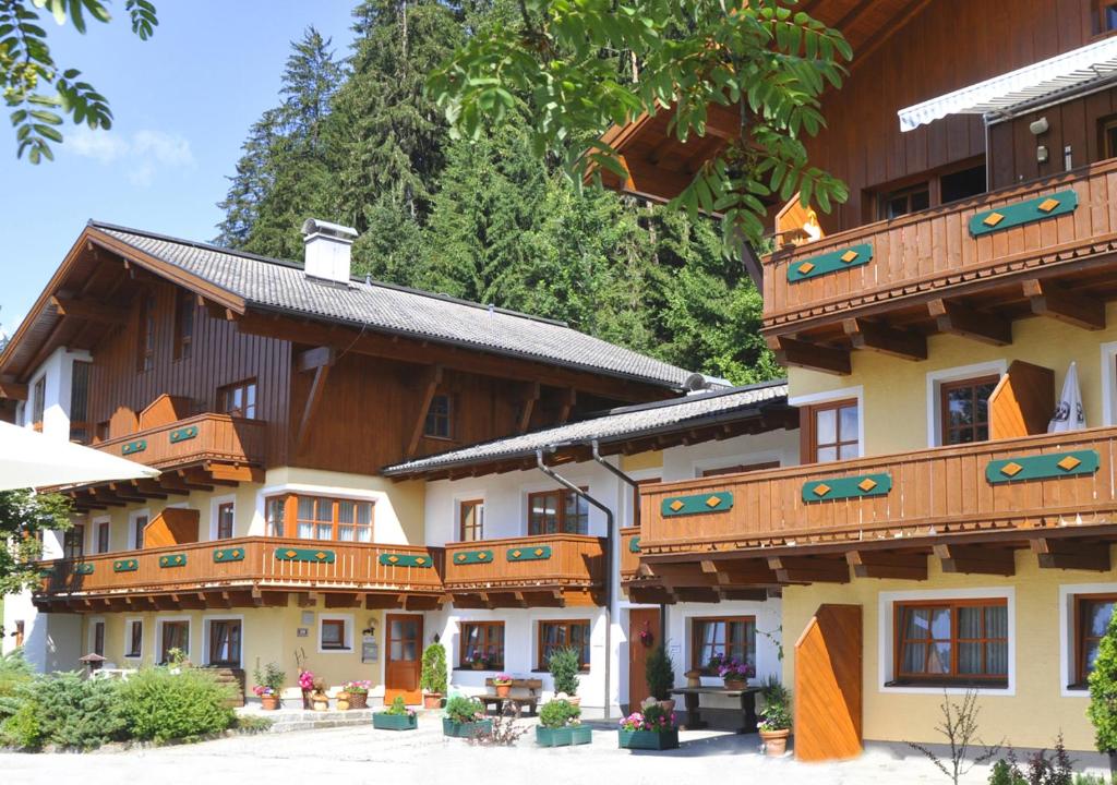 a large building with a lot of windows at Chalet Zauberflöte in Radstadt