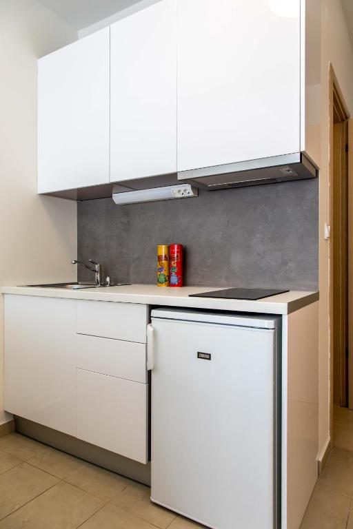 Kuchyňa alebo kuchynka v ubytovaní The Modern Suite