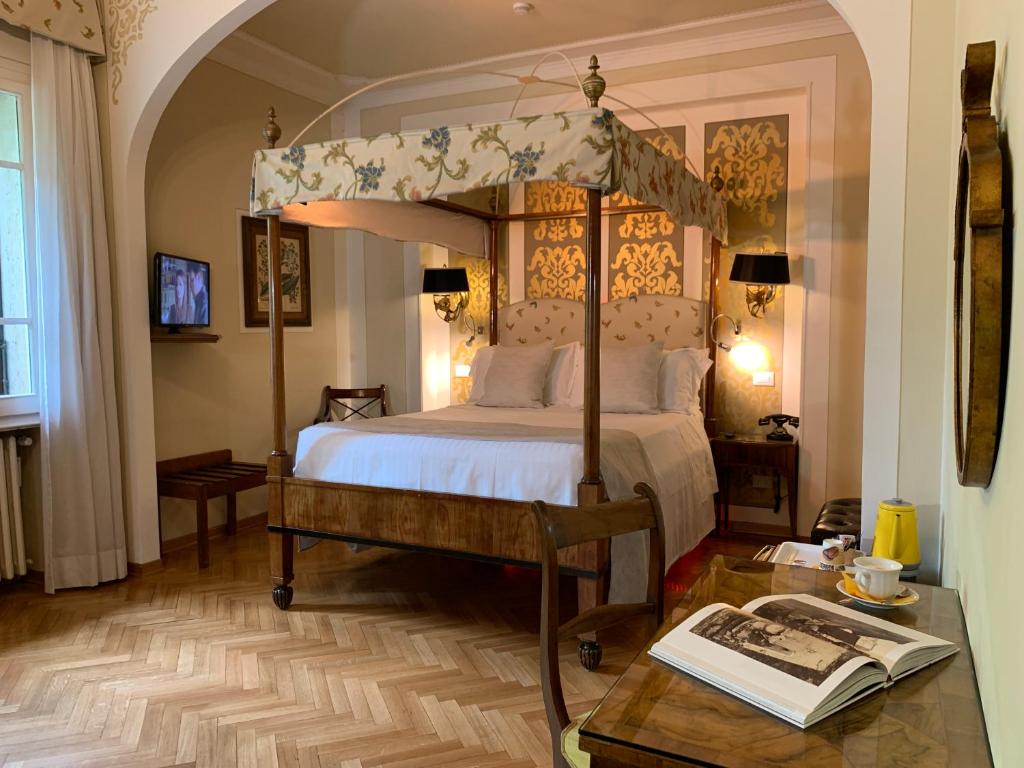 Postel nebo postele na pokoji v ubytování Hotel David
