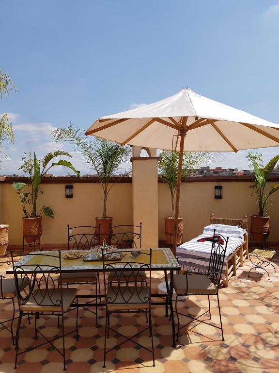 Patio nebo venkovní prostory v ubytování Riad Espressino exclusive Marrakech