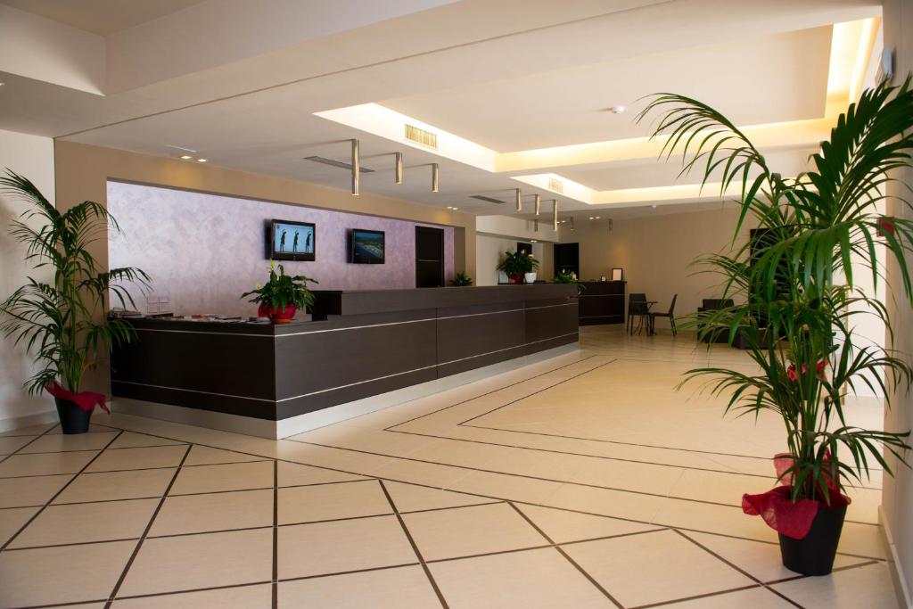 Vstupní hala nebo recepce v ubytování Elihotel