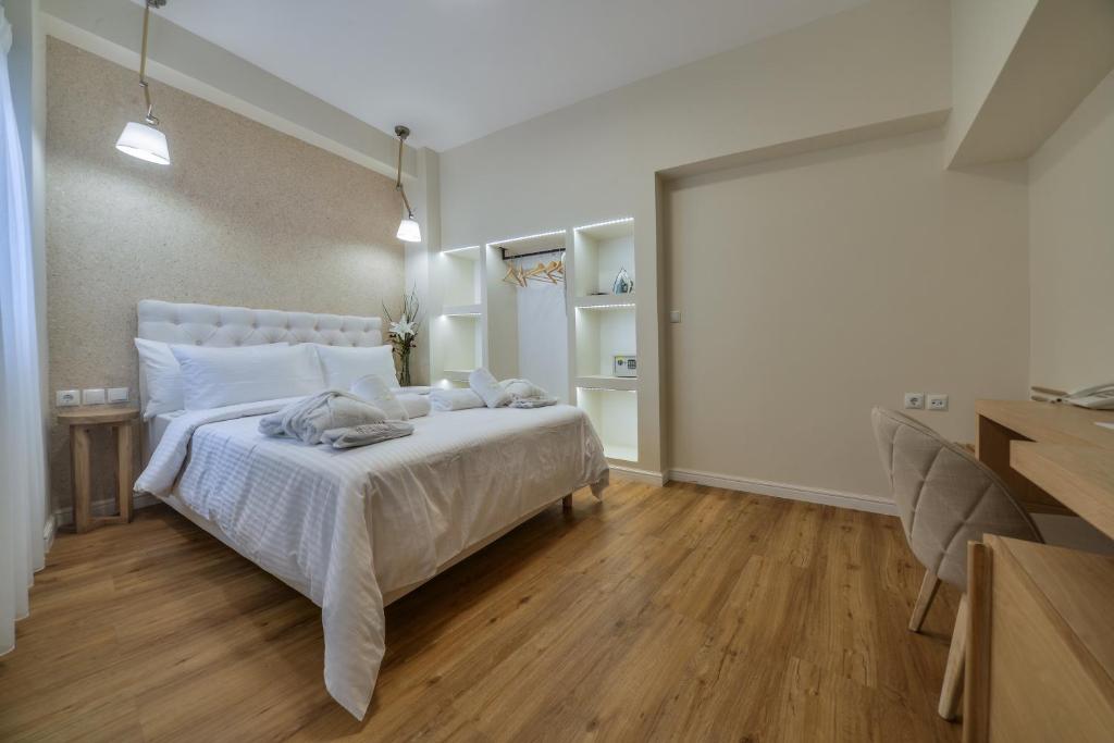 Voodi või voodid majutusasutuse A.P. Acropolis View Apartments toas