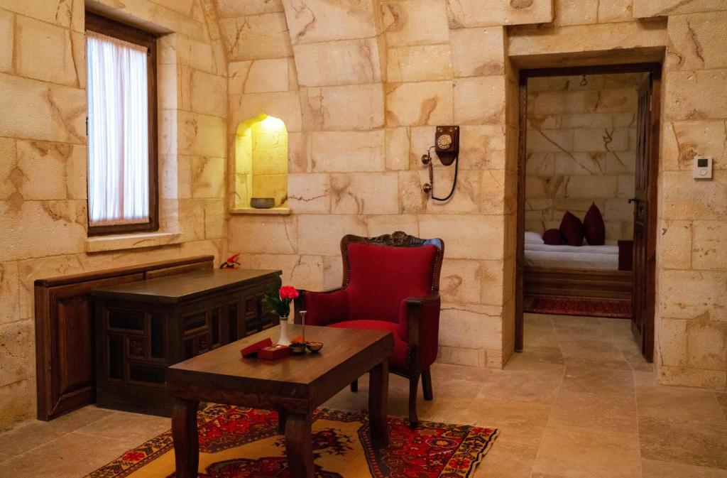 Zona de estar de Kayakapi Premium Caves Cappadocia