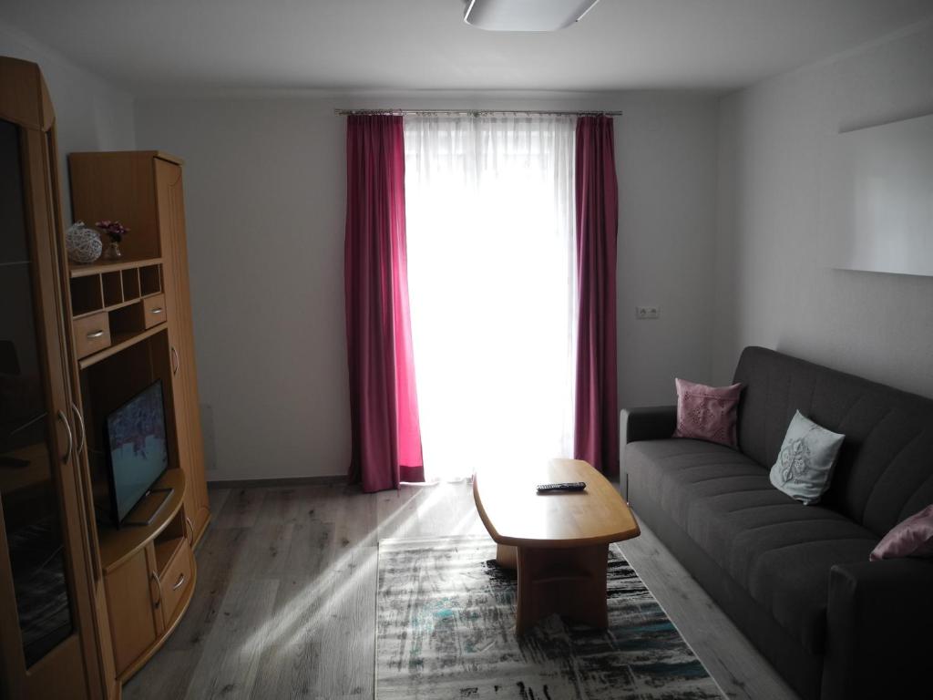 Posezení v ubytování Ferienwohnung Fill