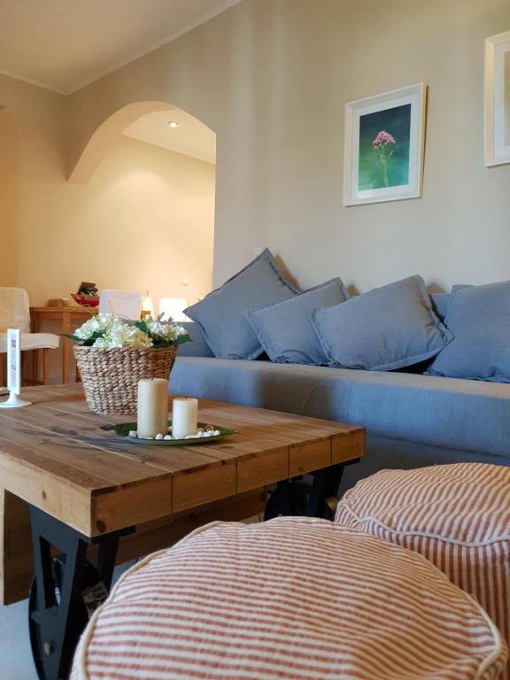 Posezení v ubytování Kaloudis Studios & Apartments