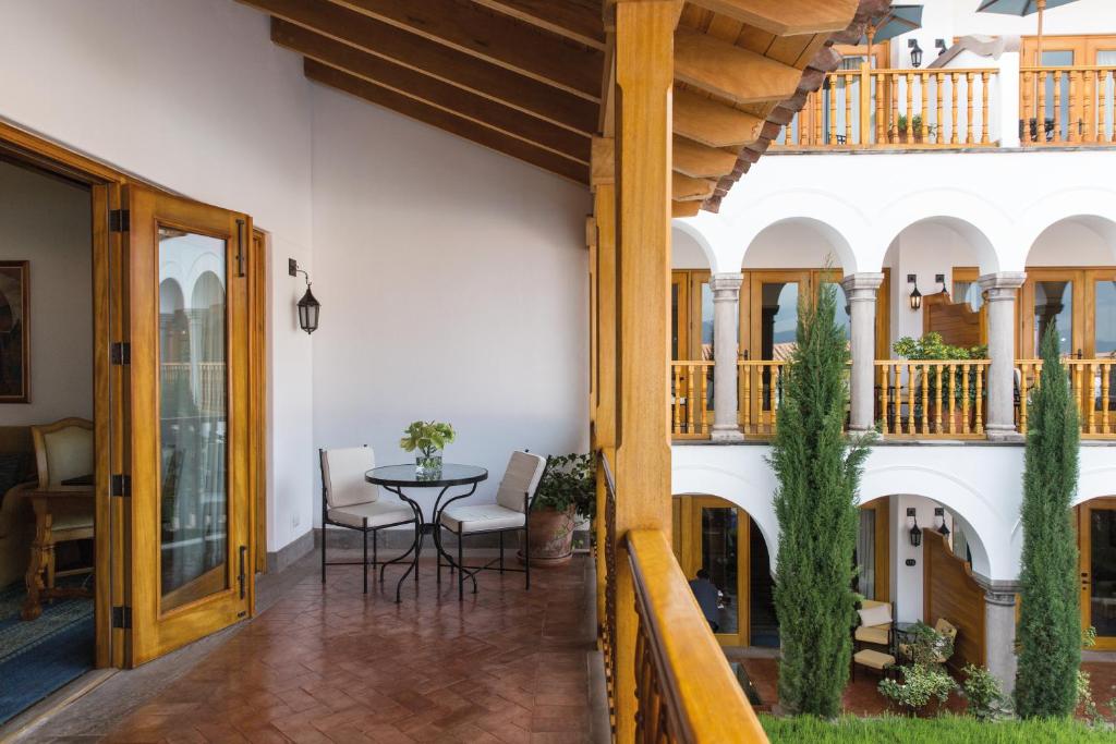 Balkón nebo terasa v ubytování Palacio Nazarenas, A Belmond Hotel, Cusco