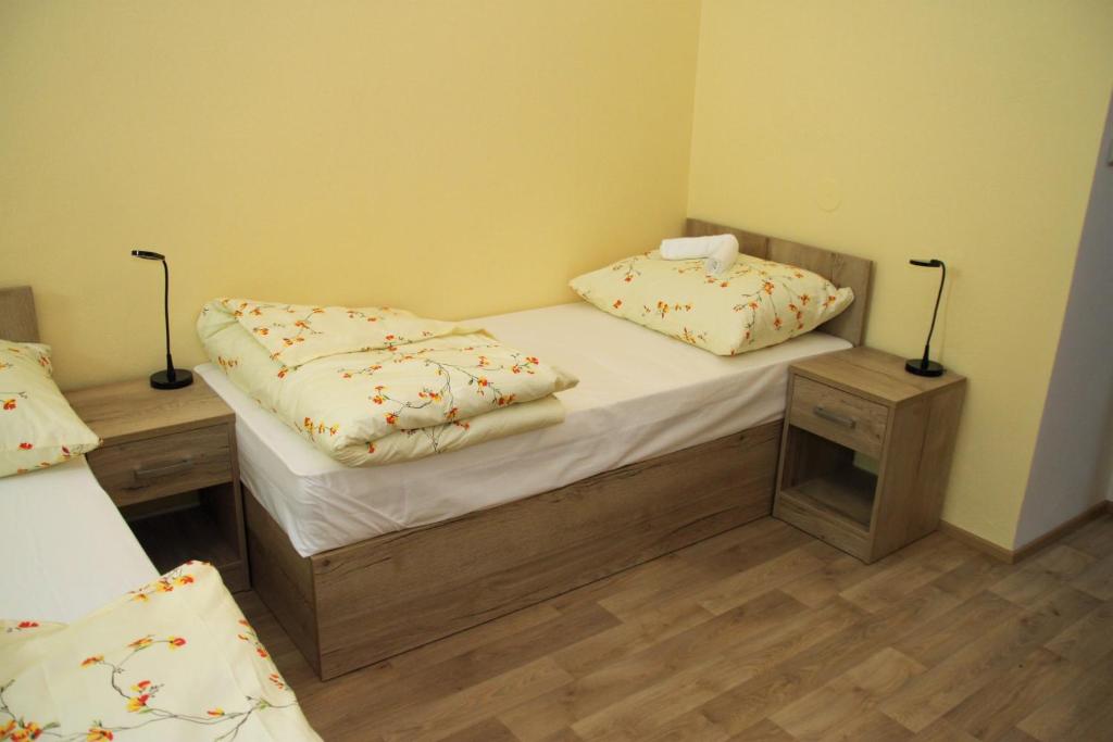 Postel nebo postele na pokoji v ubytování Penzion Daníž