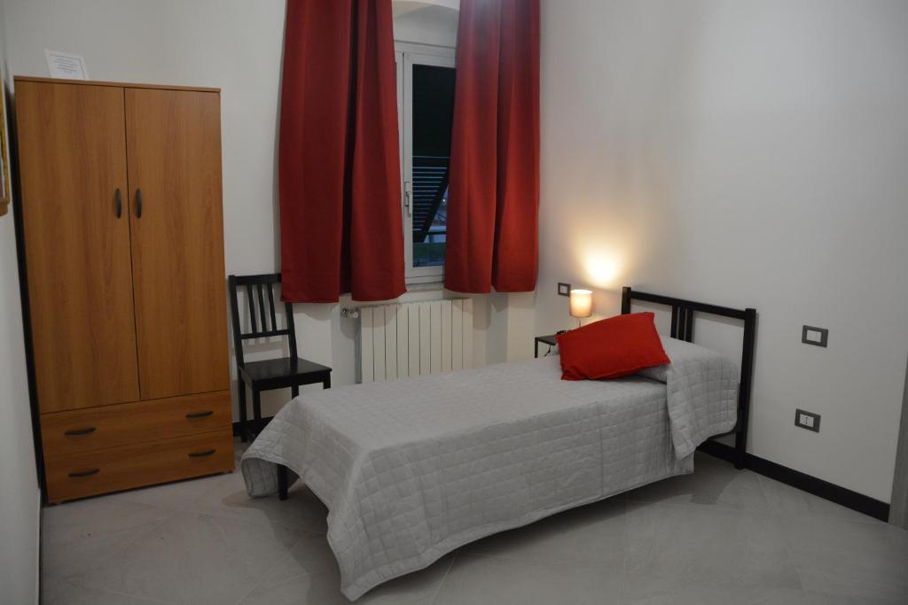 Postel nebo postele na pokoji v ubytování Casa dei nonni